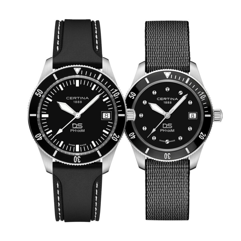 Комплект часовници за двойки Certina DS PH100M C044.410.17.050.00-C044.210.18.051.00 - Подарък