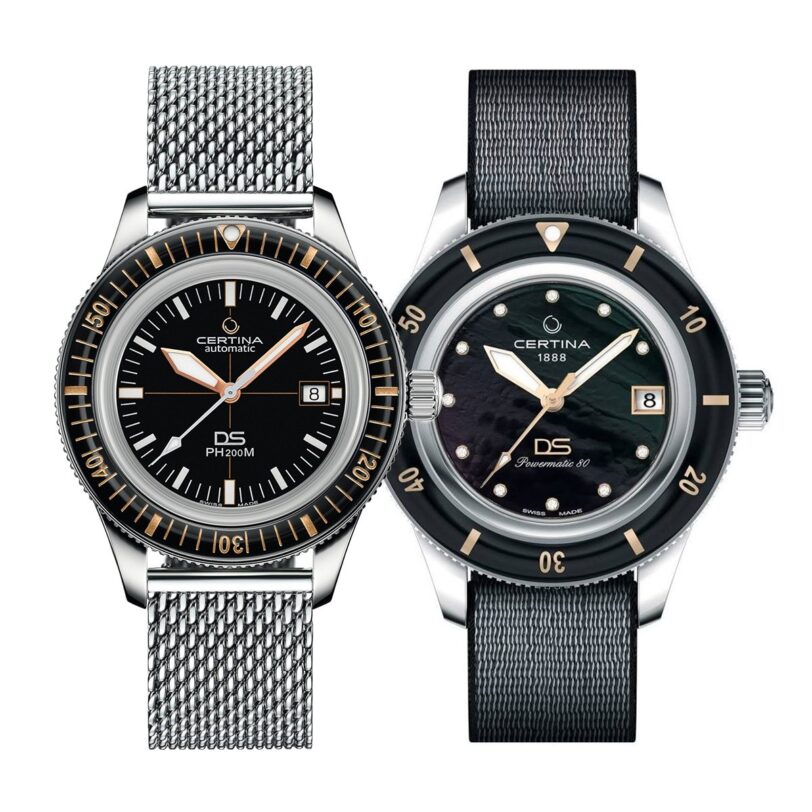 Комплект часовници за двойки Certina DS PH200M C036.407.11.050.01-C036.207.18.126.00 - Подарък