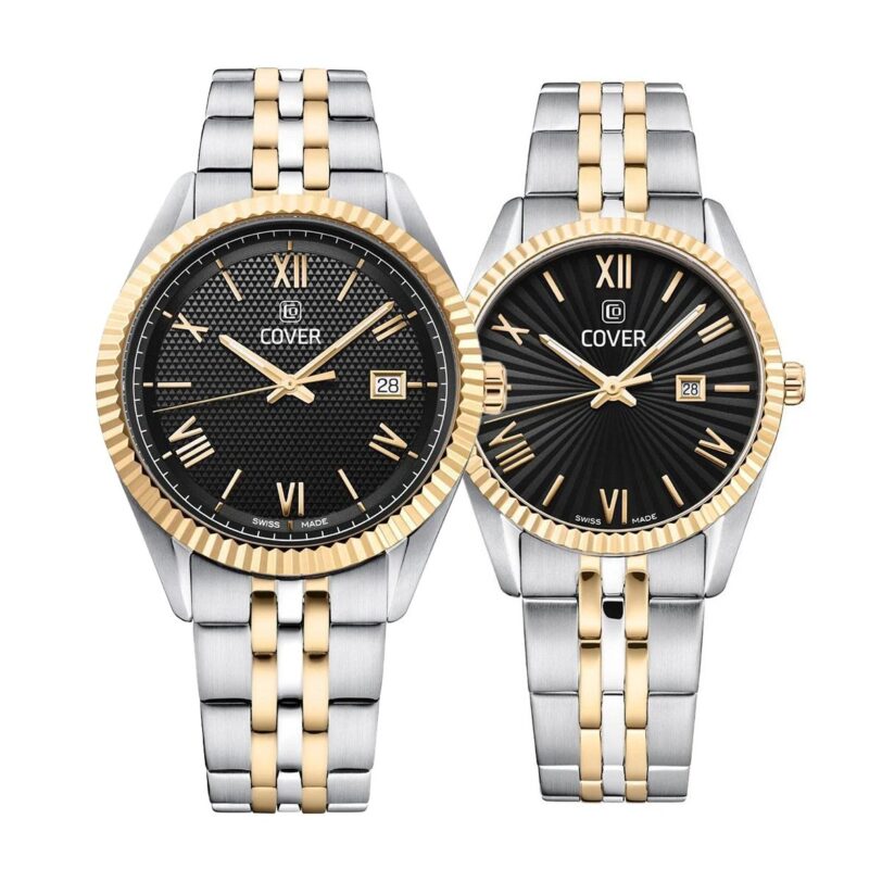 Комплект часовници за двойки Cover CO216.05-CO217.05 - Подарък