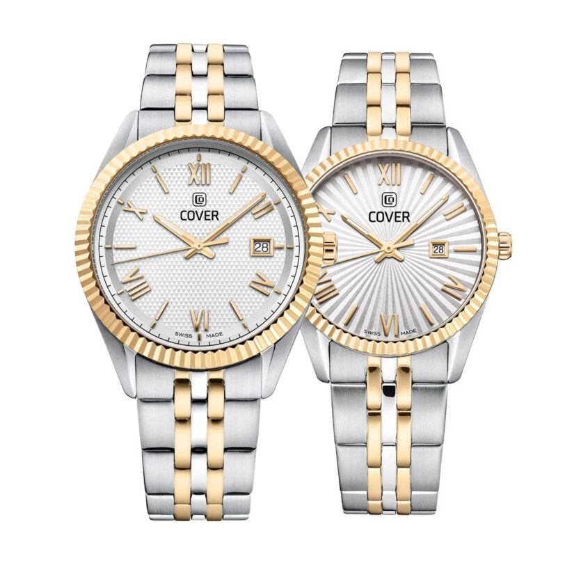 Комплект часовници за двойки Cover CO216.06-CO217.06 - Подарък