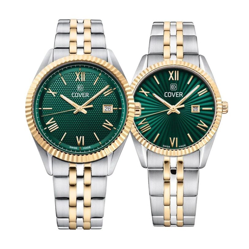 Комплект часовници за двойки Cover CO216.08-CO217.08 - Подарък