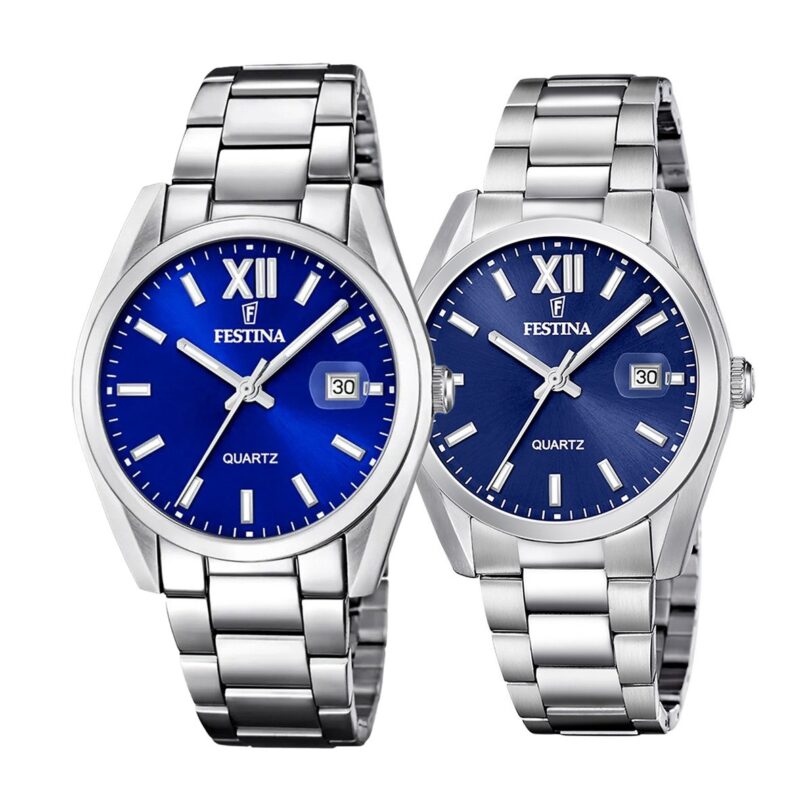 Комплект часовници за двойки Festina F20683/4-F20707/7 - Подарък