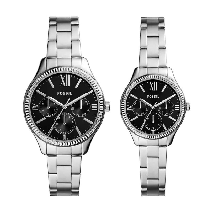 Комплект часовници за двойки Fossil His and Hers BQ2644SET - Подарък
