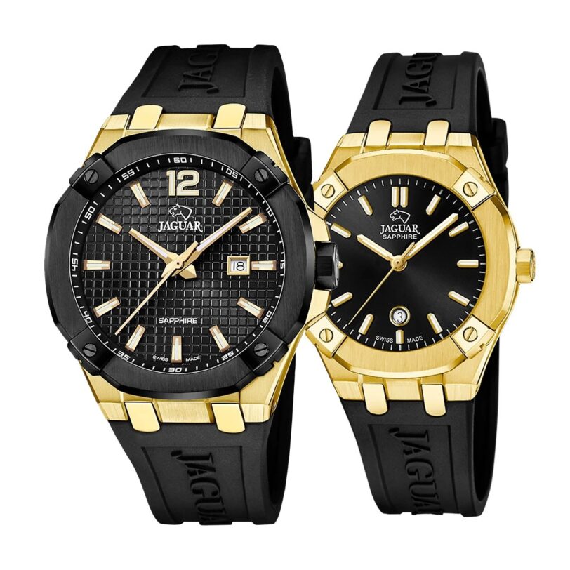 Комплект часовници за двойки Jaguar Diplomatic J1012/1-J1018/1 - Подарък