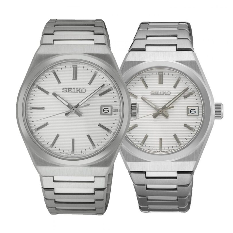 Комплект часовници за двойки Seiko SUR553P1-SUR573P1 - Подарък