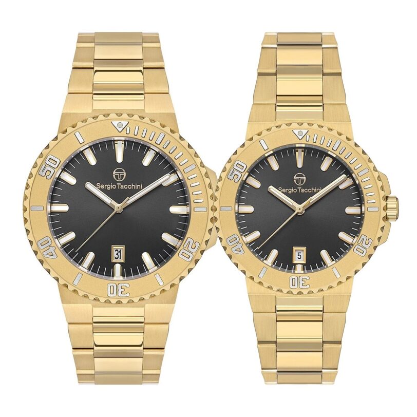 Комплект часовници за двойки Sergio Tacchini ST.1.10415-4 & ST.1.10416-4 - Подарък
