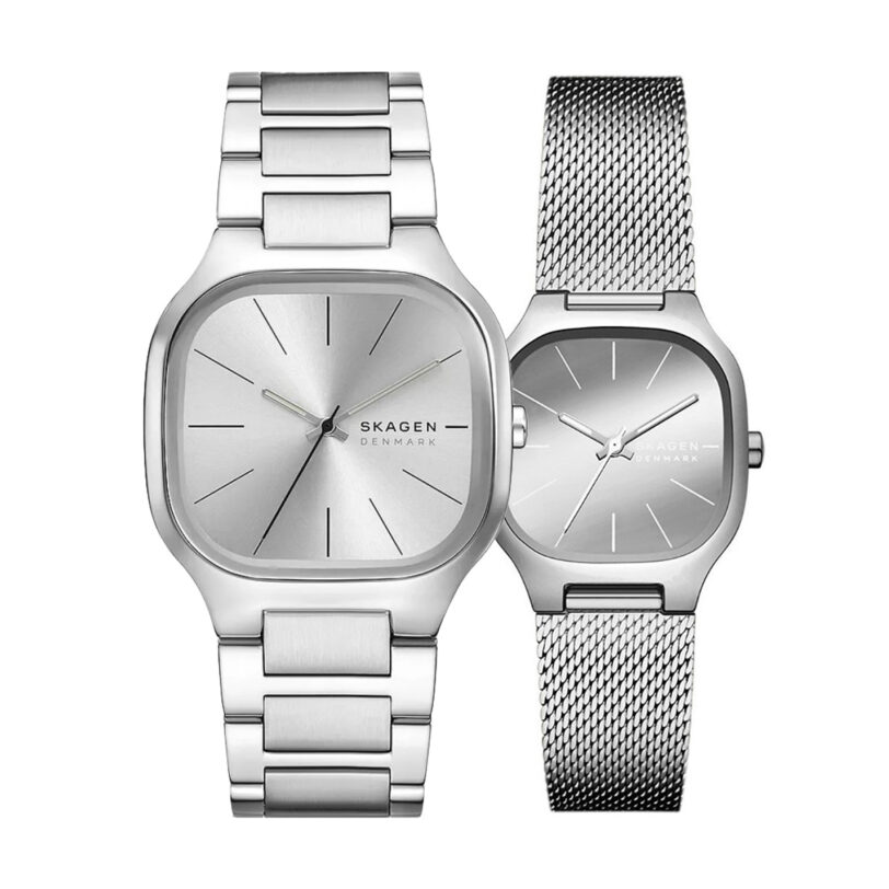 Комплект часовници за двойки Skagen Mellem SKW6934-SKW3163 - Подарък