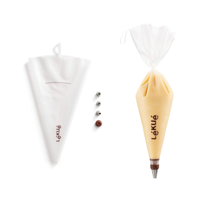 Комплект шприц за сладки с 3 бр приставки Lekue 1009491