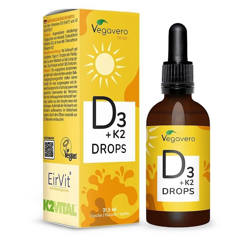 Кости и зъби - Витамин D3 + K2