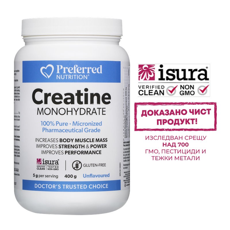 Креатин монохидрат – Мускулна сила и издръжливост
