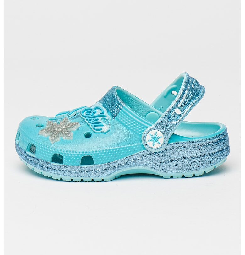 Крокс с принт - Тюркоаз Crocs