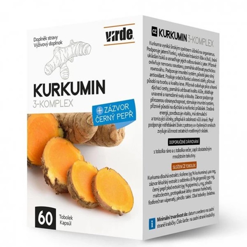 Куркумин 400 mg + Джинджифил 350 mg + Черен пипер – За здрави и подвижни стави