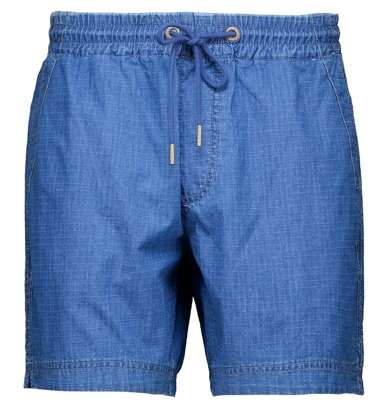 Къс дънков панталон с връзки - Светлосин Tommy Jeans