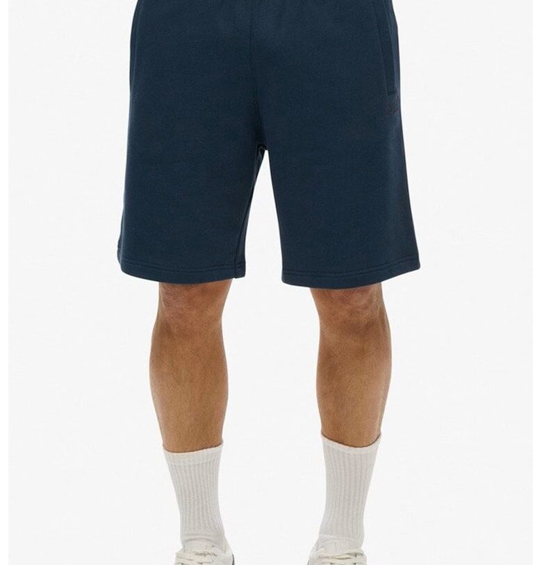 Къс панталон Essential с бродирано лого - Тъмносин Superdry  Co