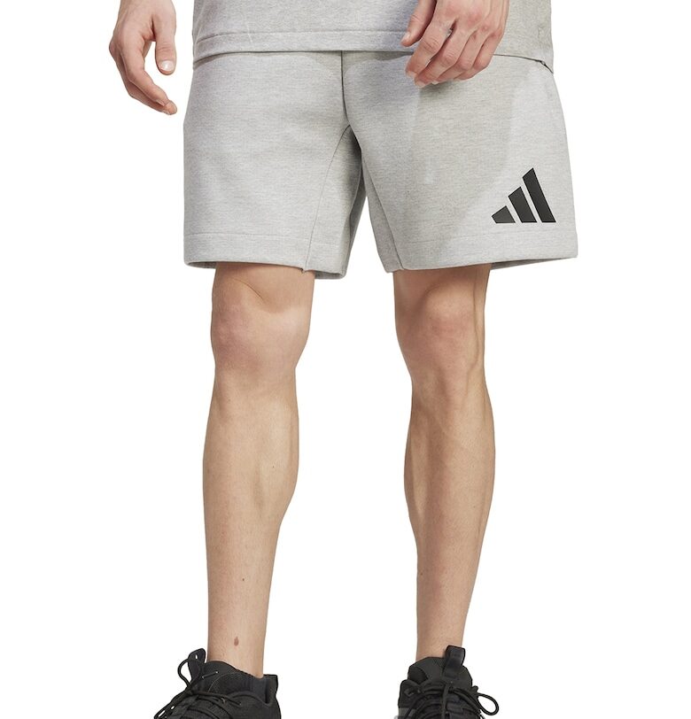 Къс панталон Z.N.E. с регулируема талия - Светлосив меланж adidas Sportswear