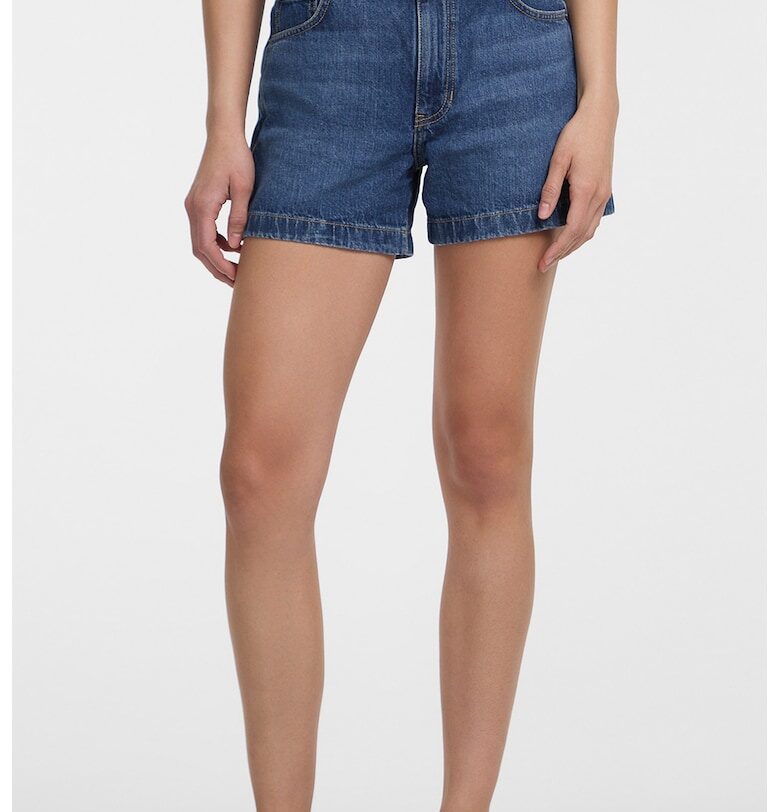 Къс панталон от деним - Син меланж GUESS JEANS