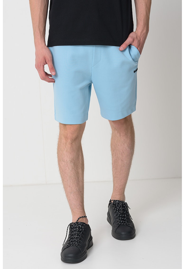 Къс панталон с джобове - Пастелносин BOSS