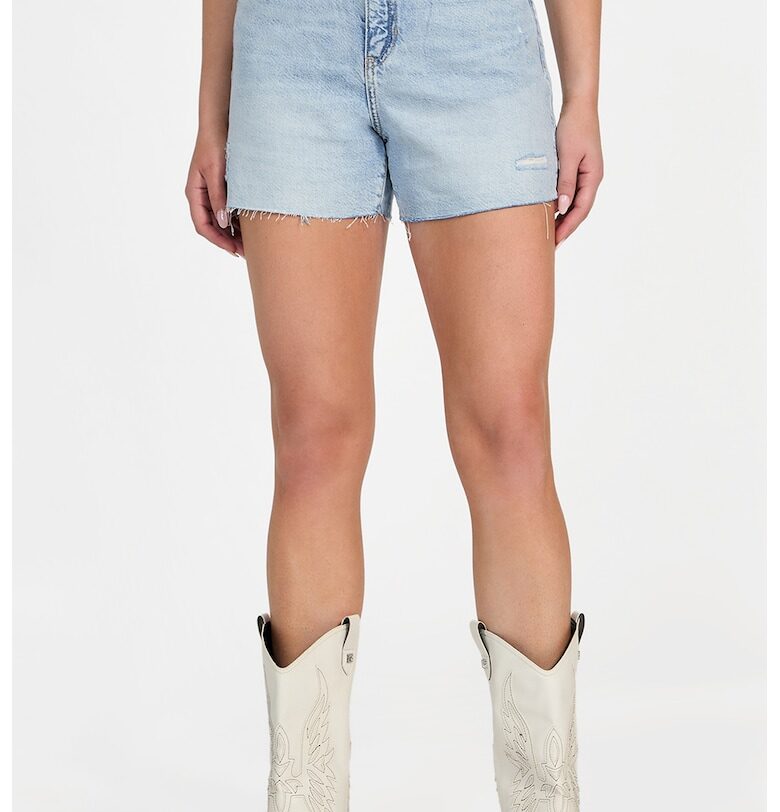 Къс панталон с лиосел - Светлосин GUESS