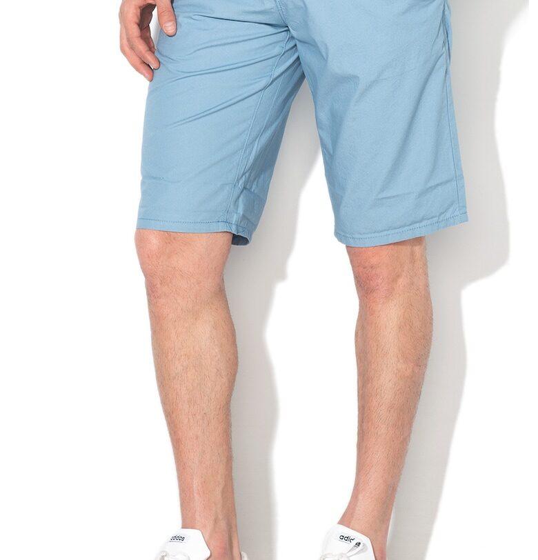 Къс панталон чино - Светлосин Mustang