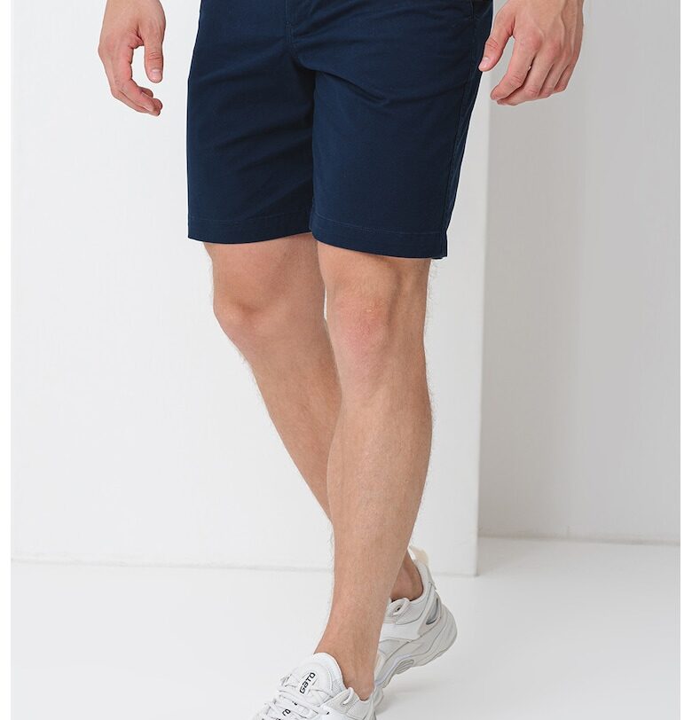 Къс слим чино панталон - Тъмносин CALVIN KLEIN JEANS