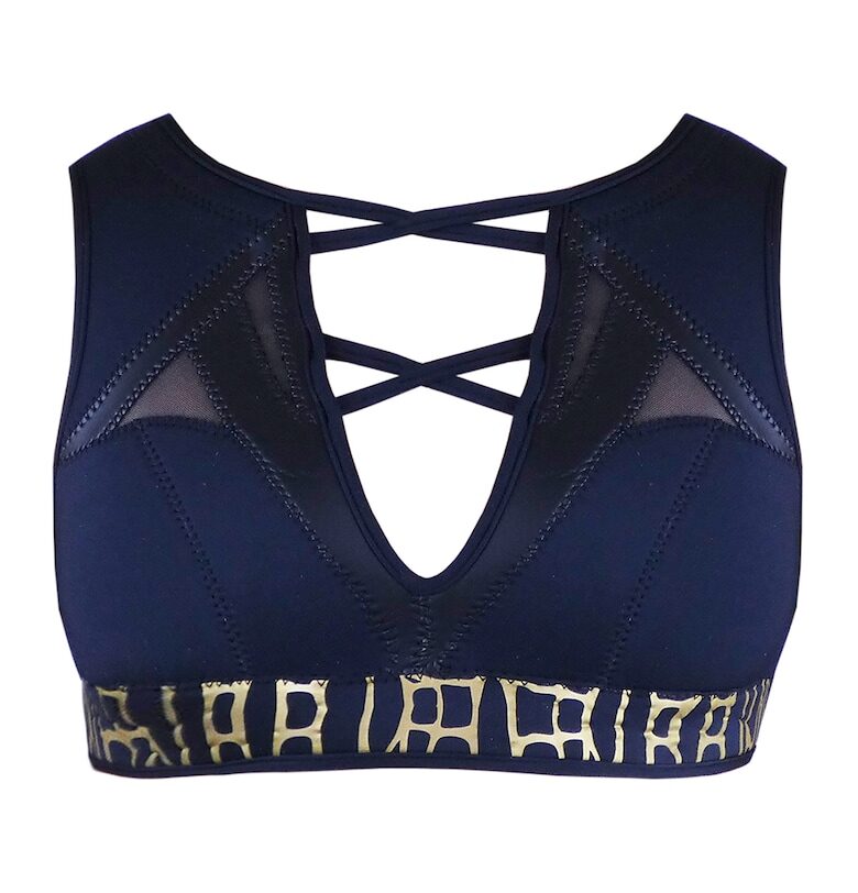 Къс спортен топ Golden Multi от неопред ALOOPPA