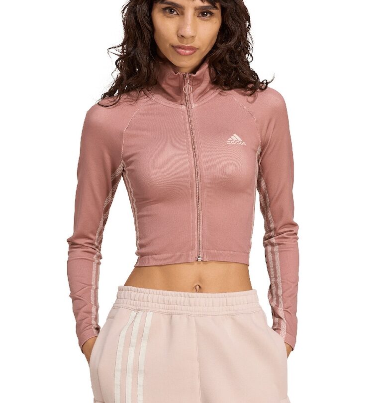 Къс суитшърт Firebird - Прашно розово adidas Originals