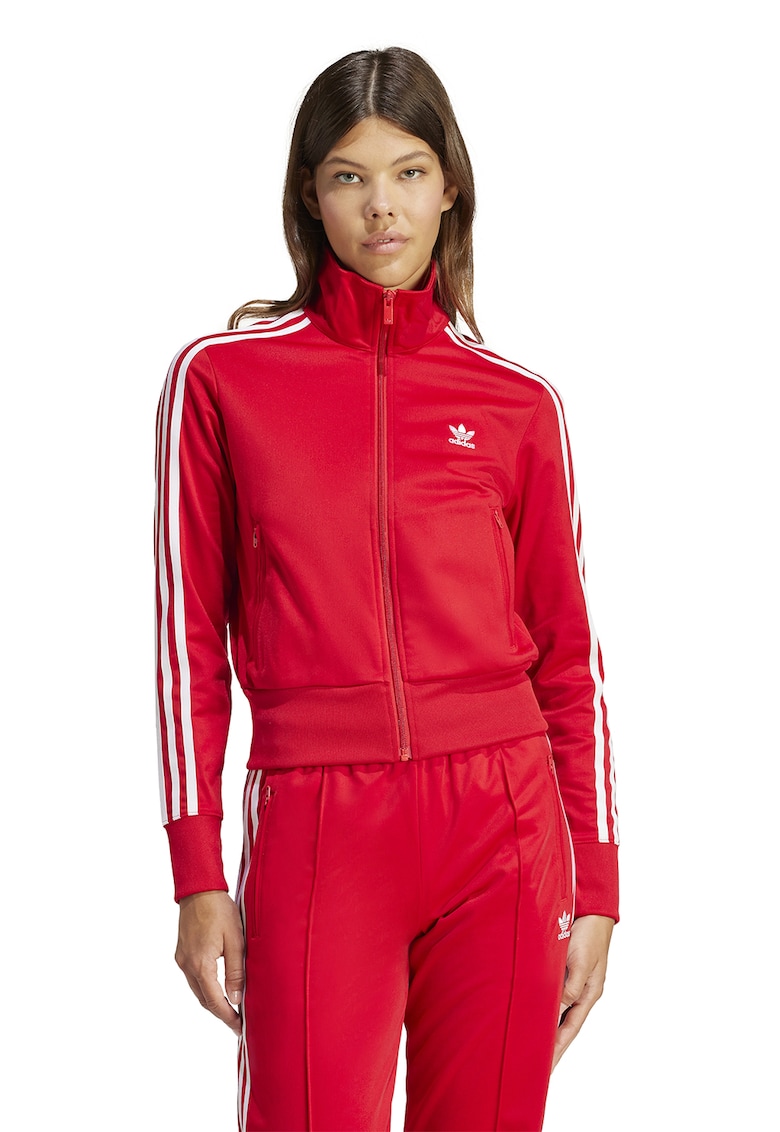 Къс суитшърт Firebird с цип - Корал adidas Originals