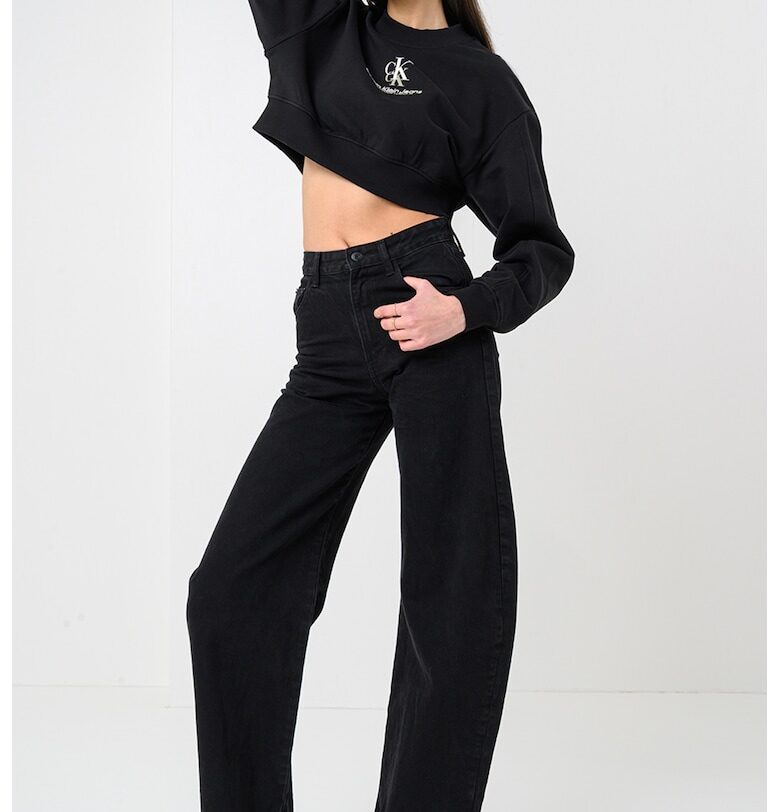 Къс суитшърт с лого CALVIN KLEIN JEANS