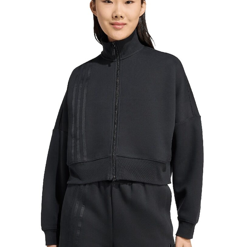 Къс суитшърт с цип - Черен adidas Originals