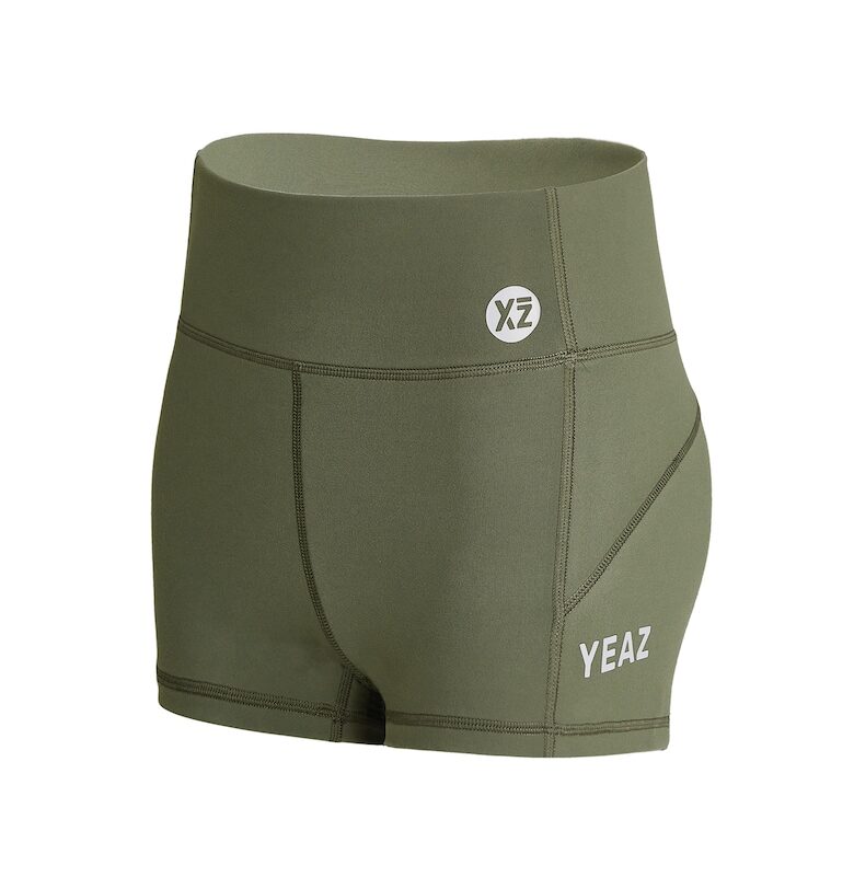 Къс фитнес клин Xoxo 29057 с висока талия - Зелен YEAZ