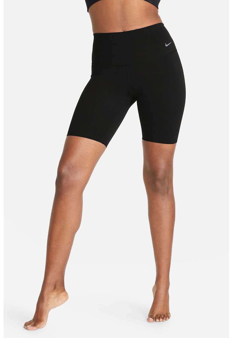 Къс фитнес клин Zenvy с висока талия - Черен Nike