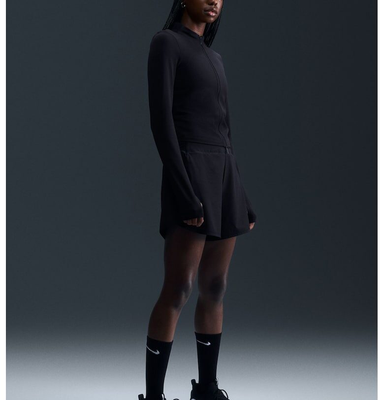 Къса блуза Zenvy с Dri-FIT - Черен Nike