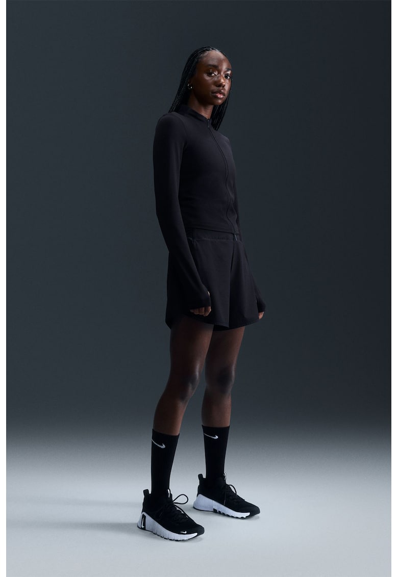 Къса блуза Zenvy с Dri-FIT - Черен Nike