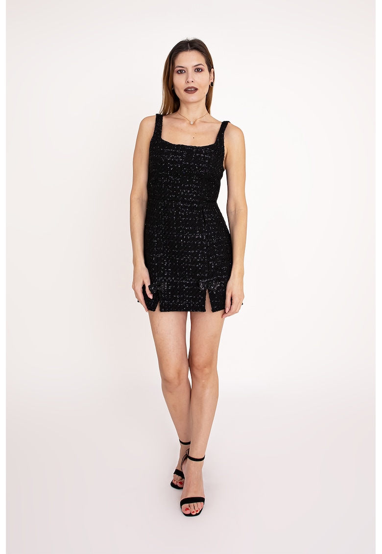 Къса вталена рокля Nerissa - Черен Ilona Andreoiu
