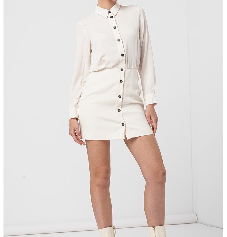 Къса права рокля - Крем Marella