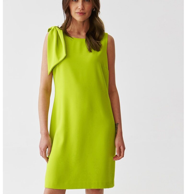 Къса права рокля - Лайм зелено Tatuum