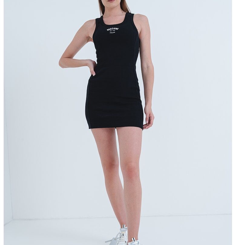 Къса прилепнала рокля - Черен Moschino Jeans
