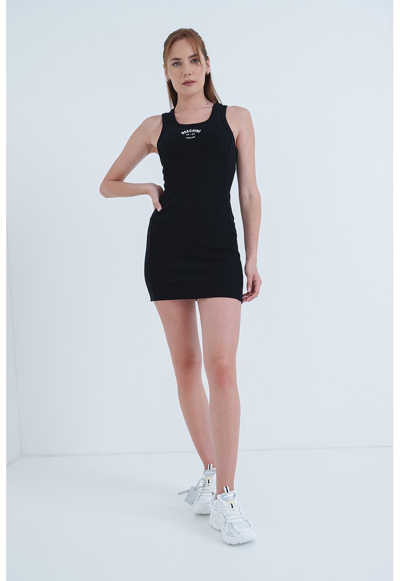 Къса прилепнала рокля - Черен Moschino Jeans