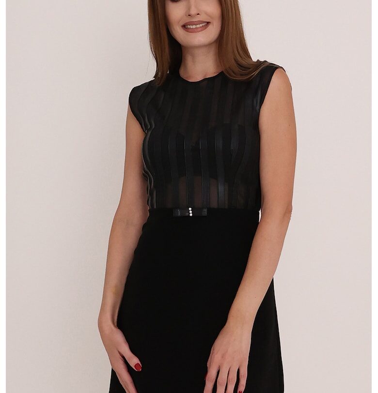 Къса рокля Phoebe без ръкави - Черен Ilona Andreoiu