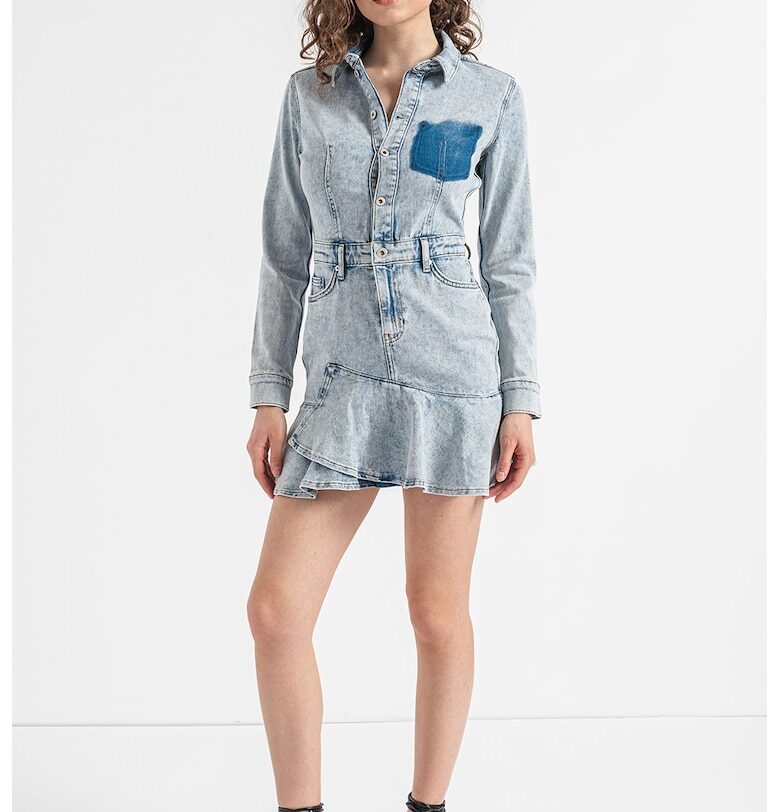 Къса рокля от деним KARL LAGERFELD JEANS