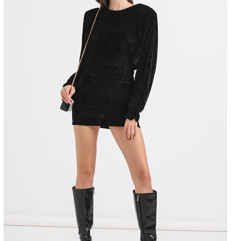 Къса рокля с гол гръб - Черен Pinko