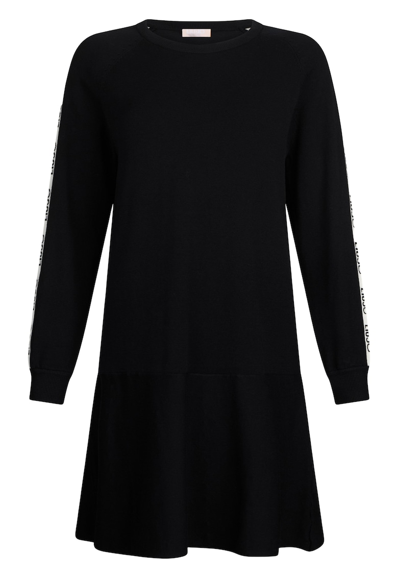 Къса рокля с дълги ръкави - Черен Liu Jo