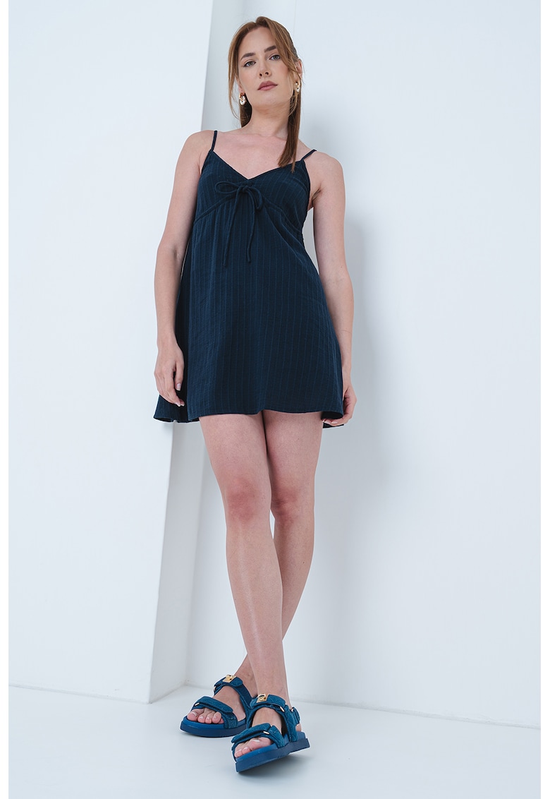 Къса рокля с регулируеми презрамки - Черен Superdry Co