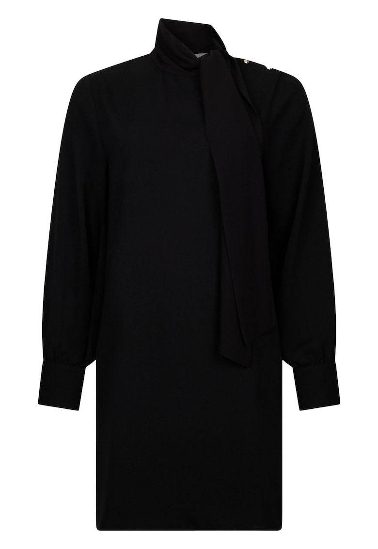 Къса рокля с шалче - Черен Liu Jo