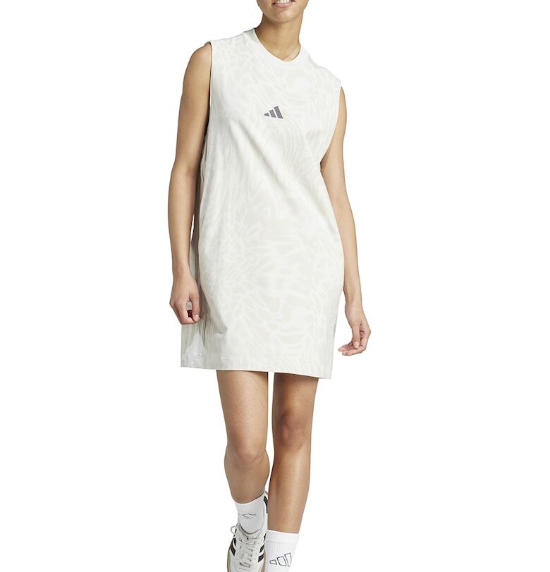 Къса свободна рокля - Слонова кост adidas Sportswear