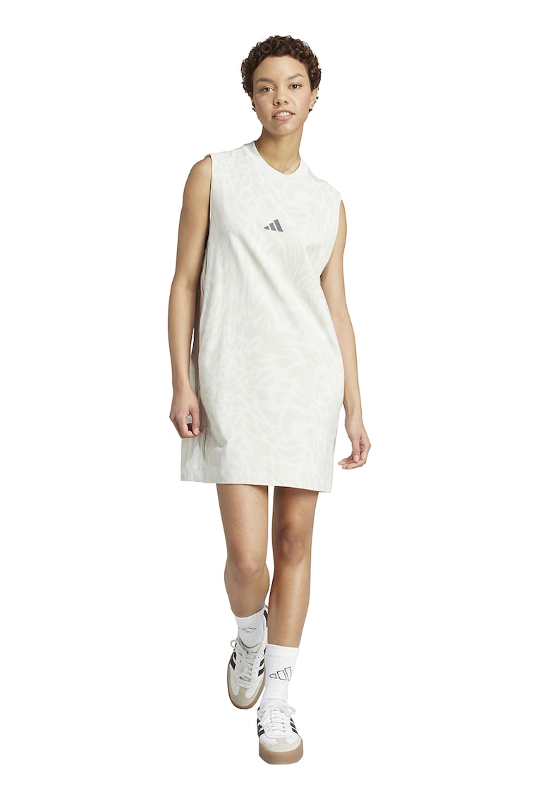 Къса свободна рокля - Слонова кост adidas Sportswear