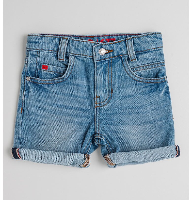 Къси дънки 677 със средна талия - Пастелносин HUGO