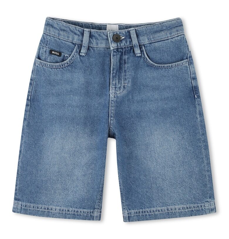 Къси дънки - Син BOSS Kidswear