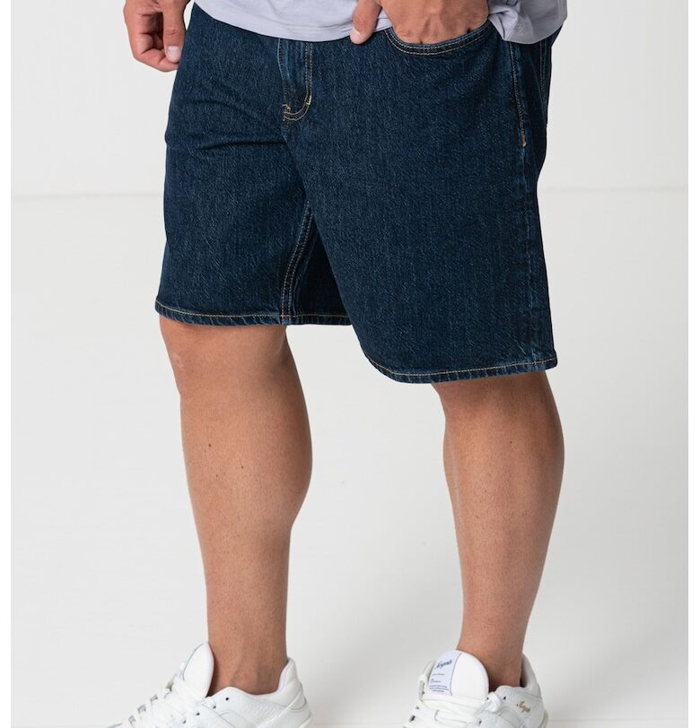 Къси дънки с джобове - Тъмносин GUESS JEANS