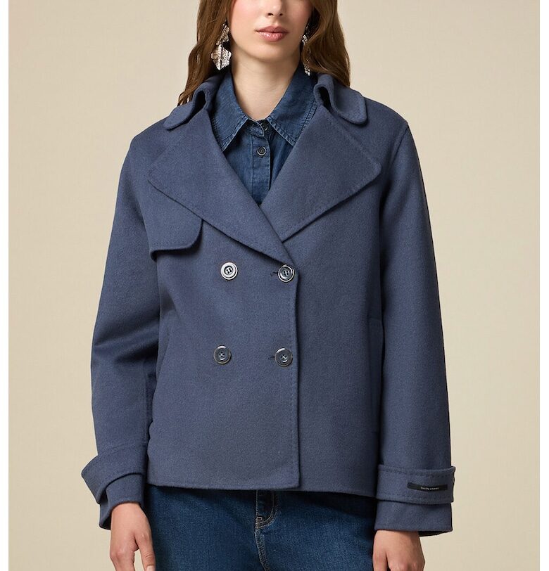 Късо палто с вълна Oltre